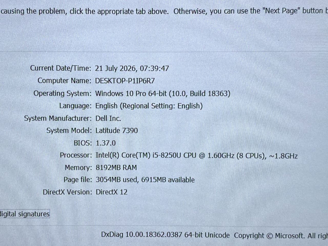 LAPTOP DELL LATITUDE 7390